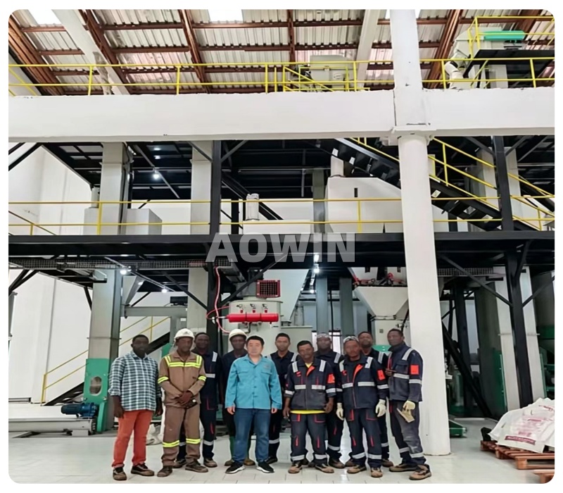Cameroon 320 Model Pellet Feed Line | 2-3t/h Chicken Feed Production | Aowin Tech