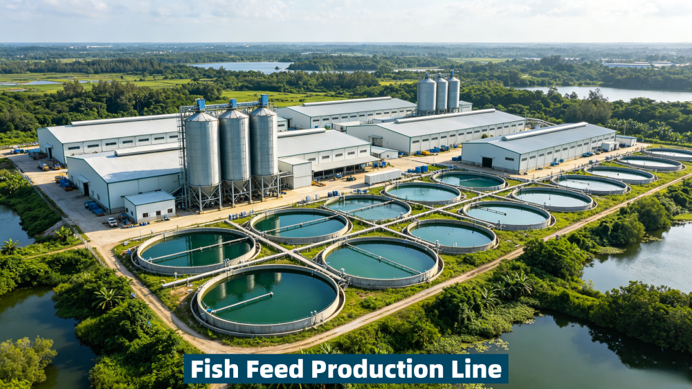 Fish feed production line complete plant